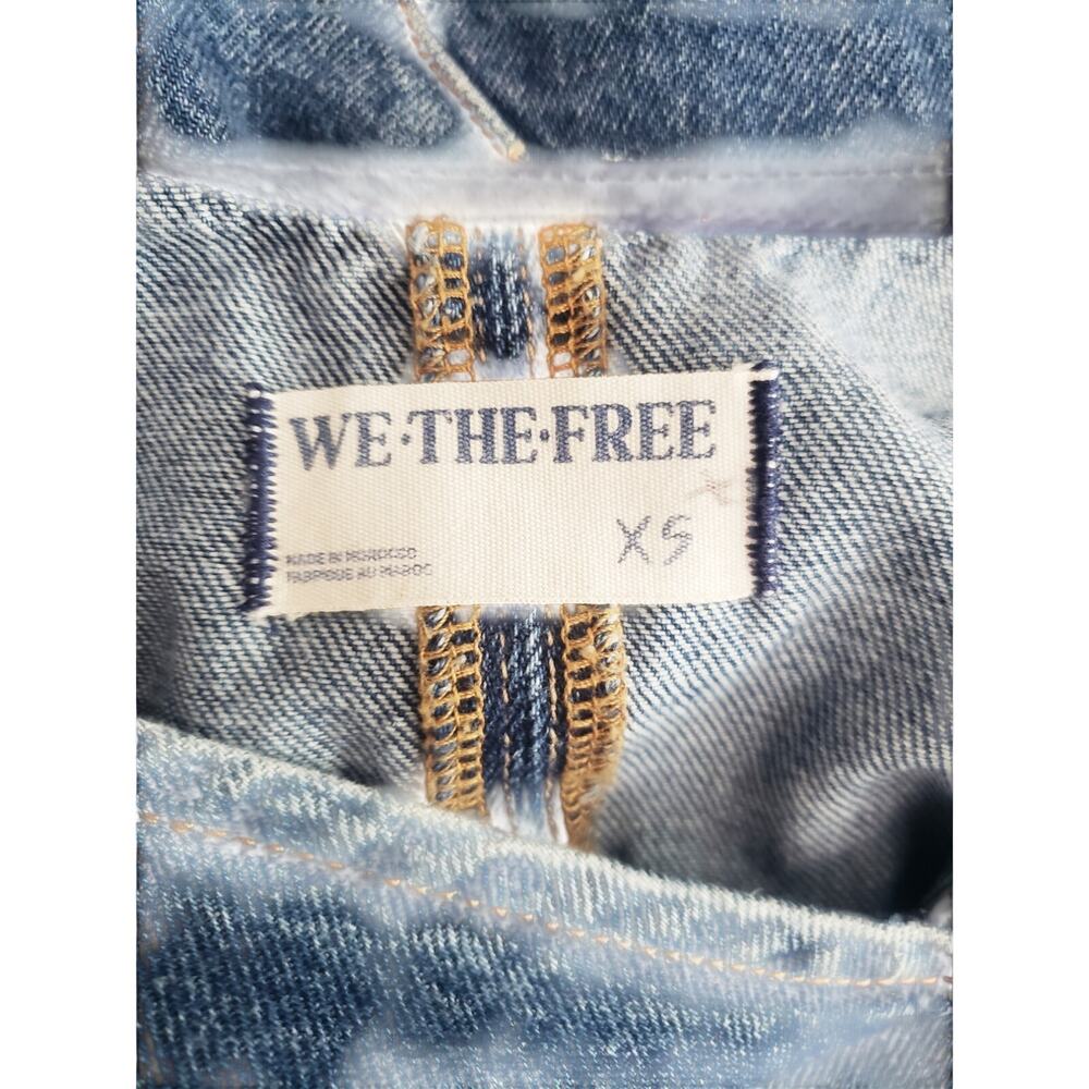 Free People High Roller Denim Jumpsuit Size Extra Small - Picture 8 of 9